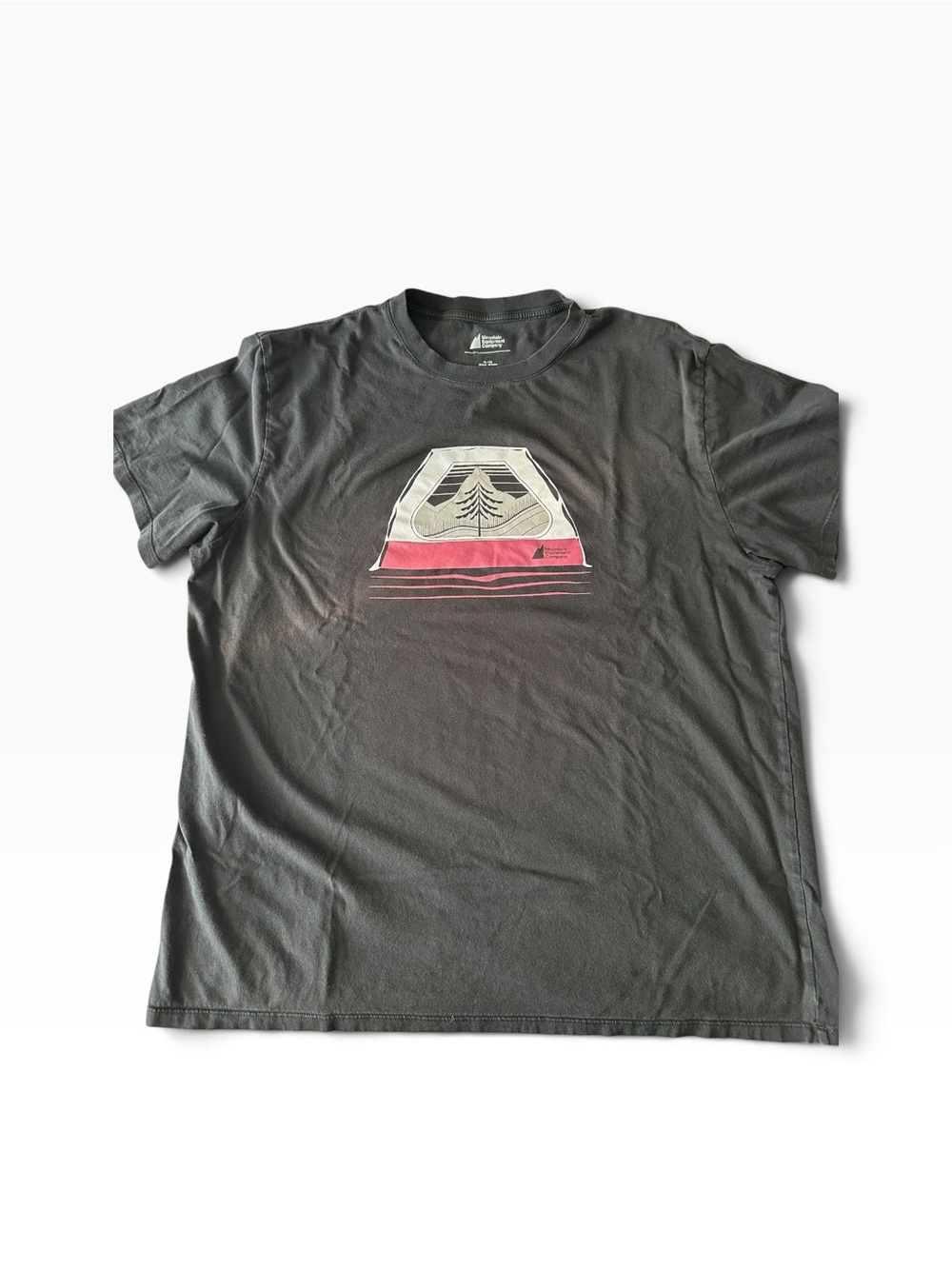 MEC Black Graphic Crewneck T-Shirt with Tree Emblem